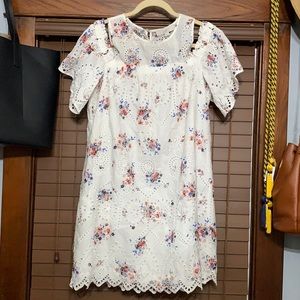 White Eyelet Dress